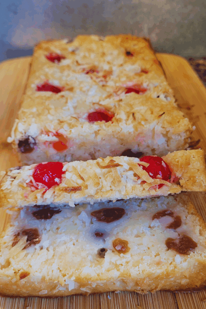 Image illustrates banana quick bread.