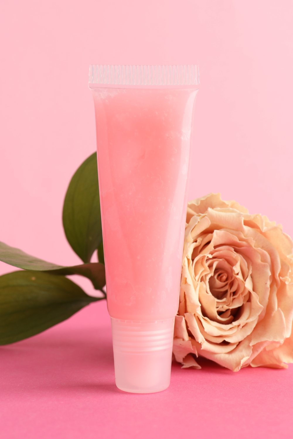 Image illustrates rose petals for rose lip balm.
