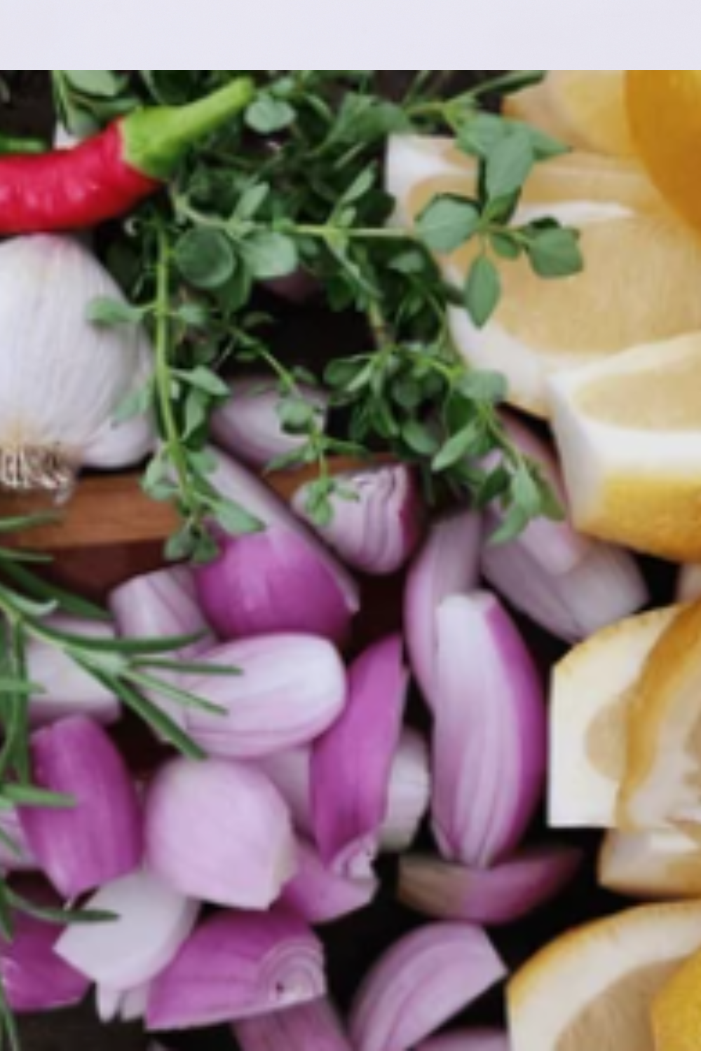 Image illustrates fire cider ingredients.