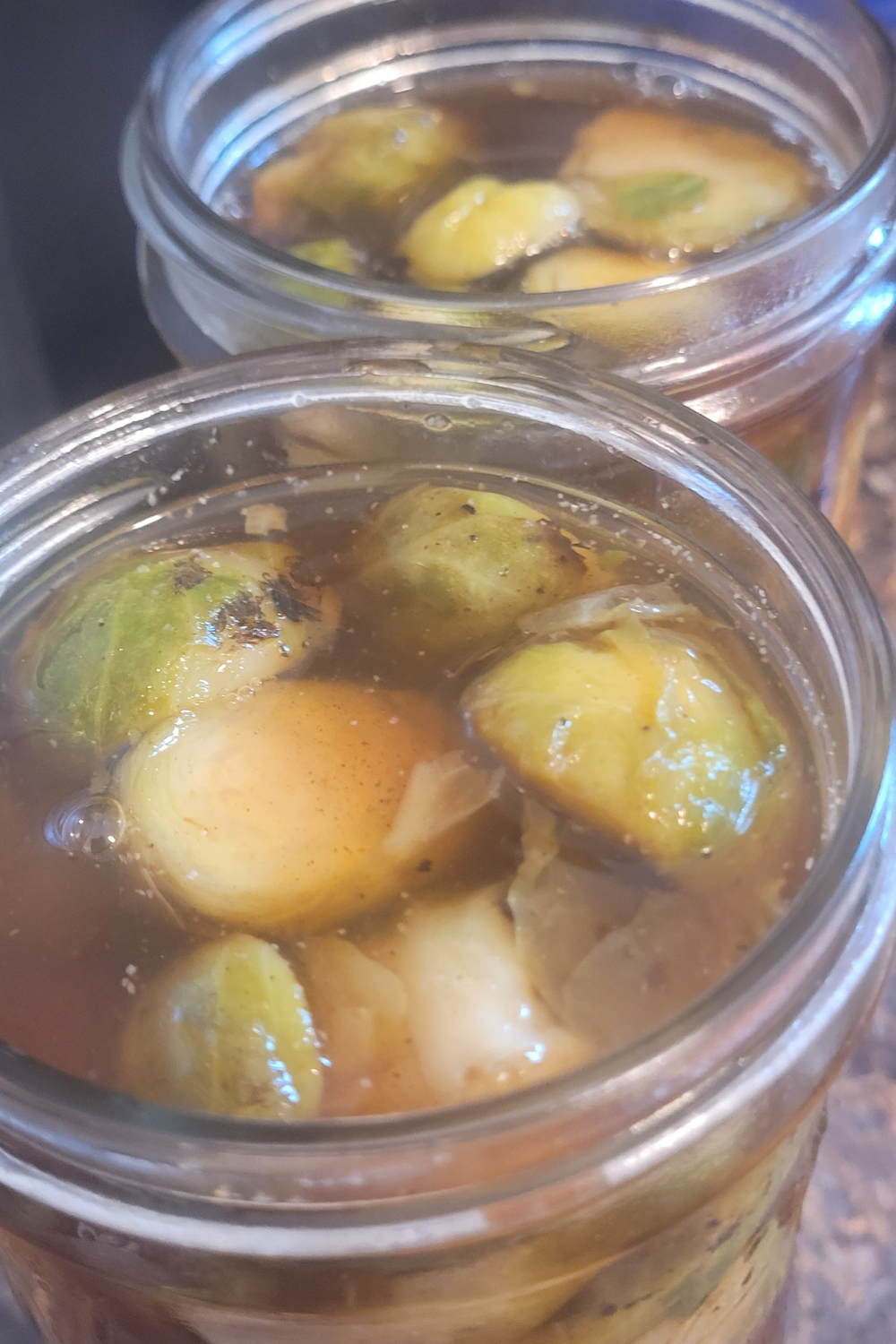 Image illustrates maple balsamic brussel sprouts.