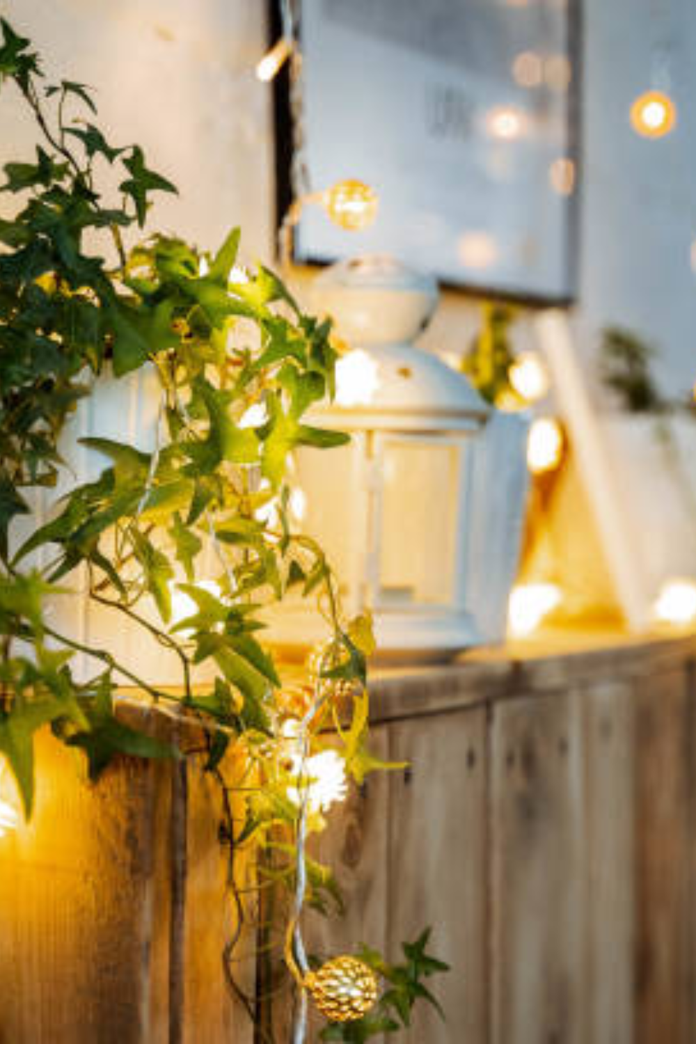 Image illustrates fairy lights for off-grid lighting.