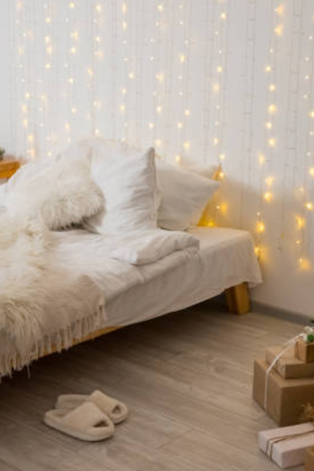 Image illustrates fairy lights for off-grid lighting.