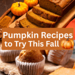 Image illustrates pumpkin recipes.