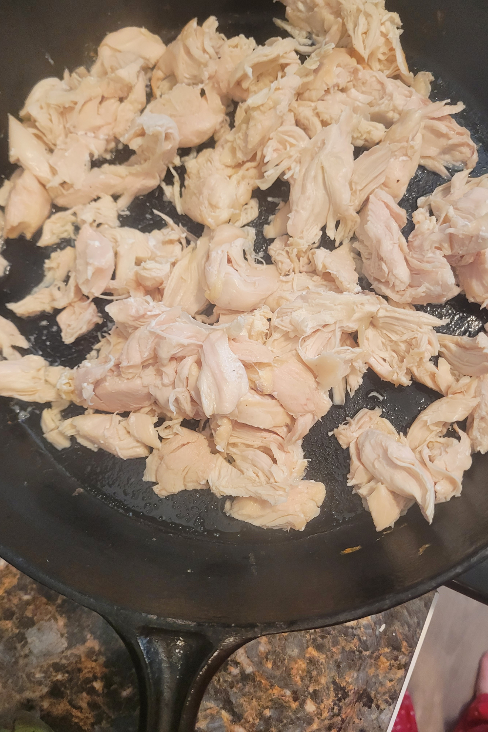 Image illustrates chicken cobbler.