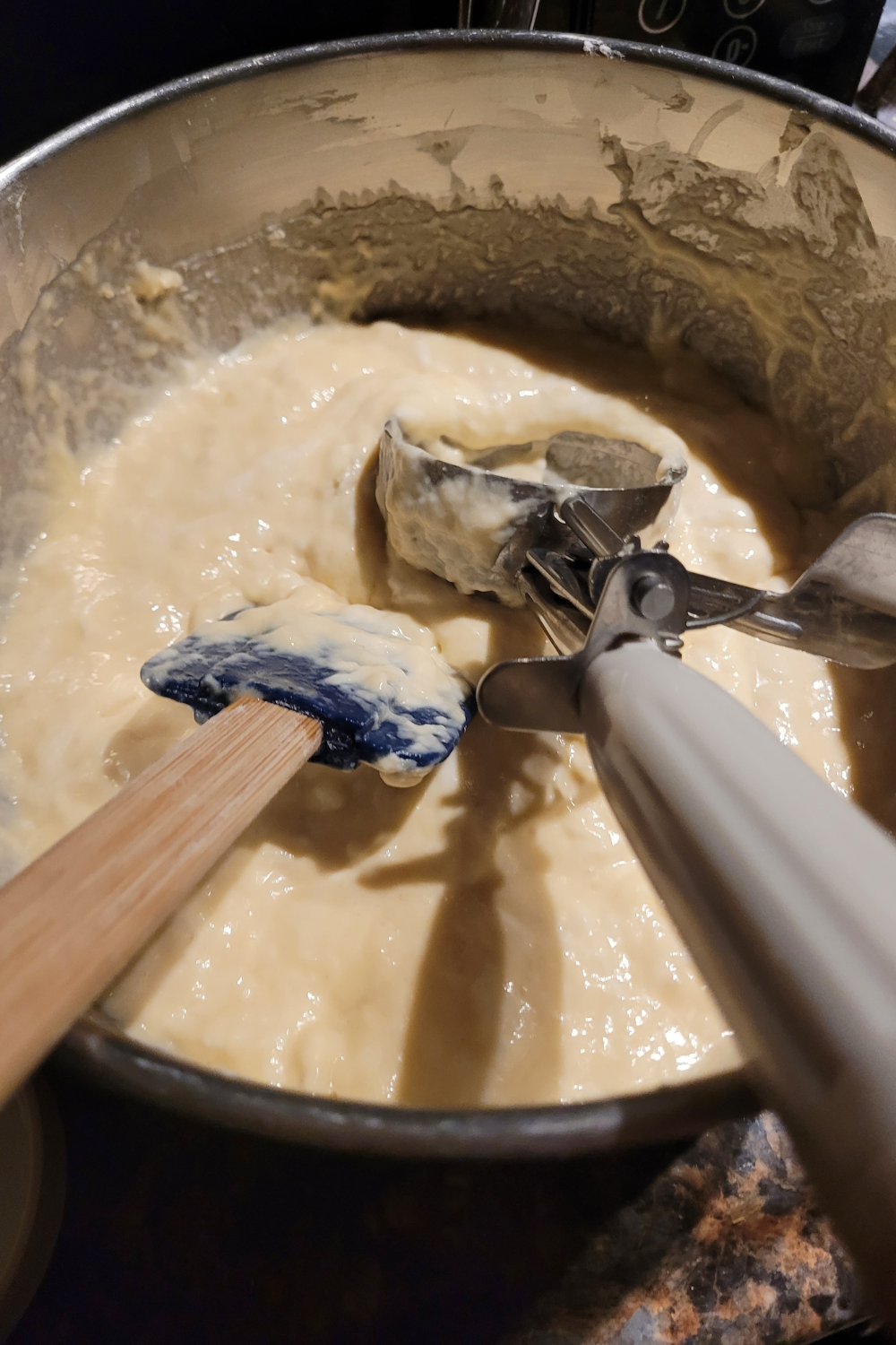 Image illustrates sourdough buttermilk pancakes.