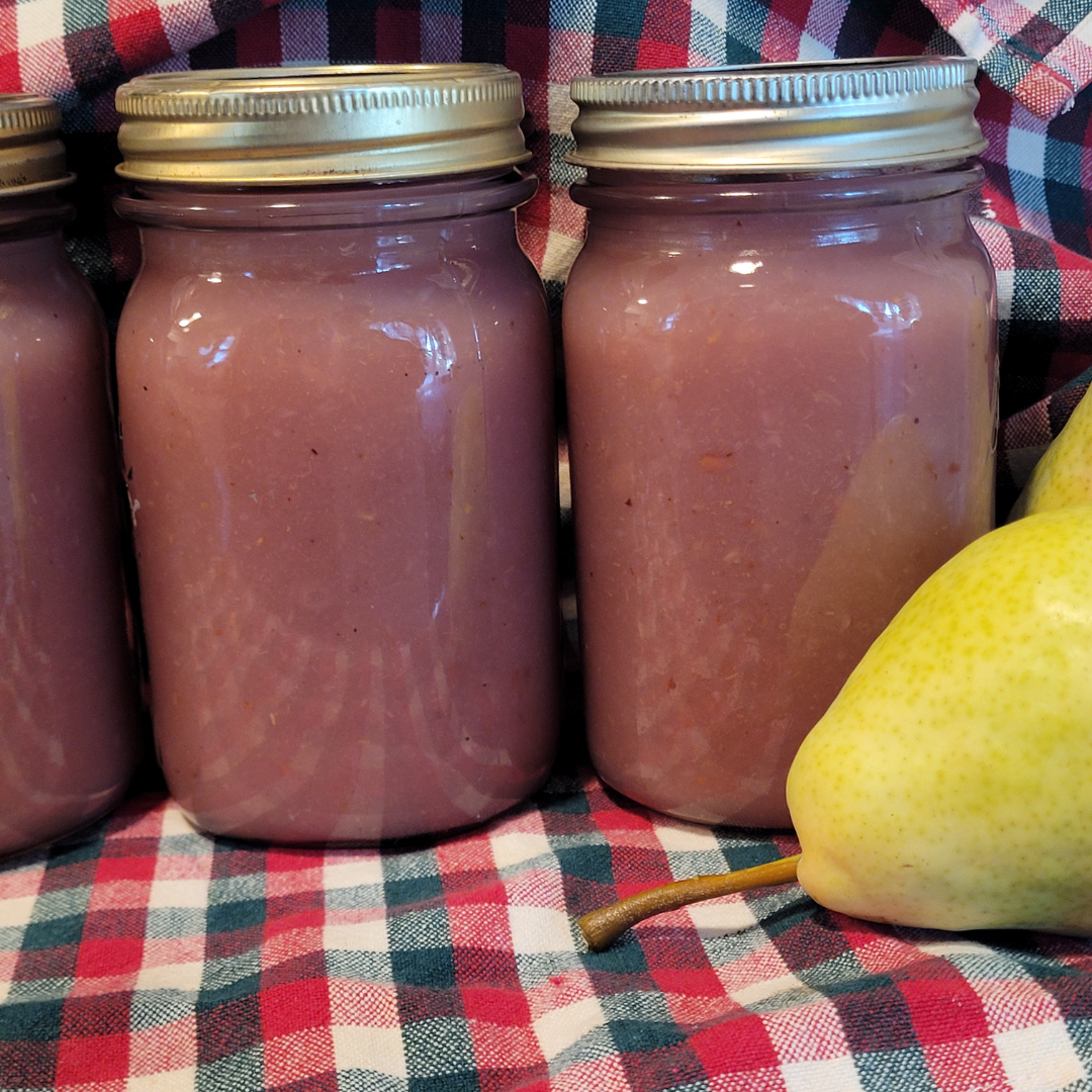 Image illustrates pear honey.