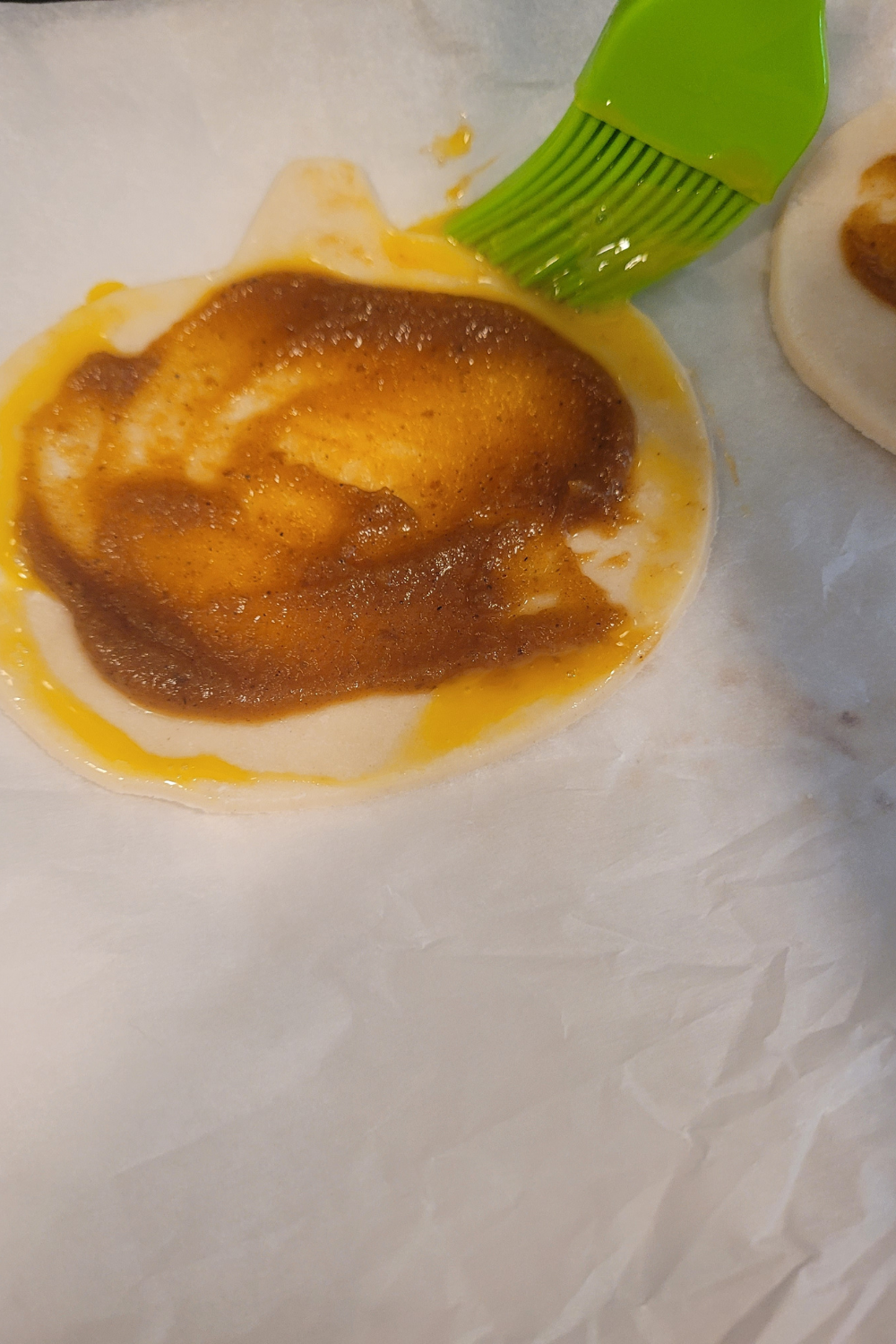 Image illustrates pumpkin hand pies.