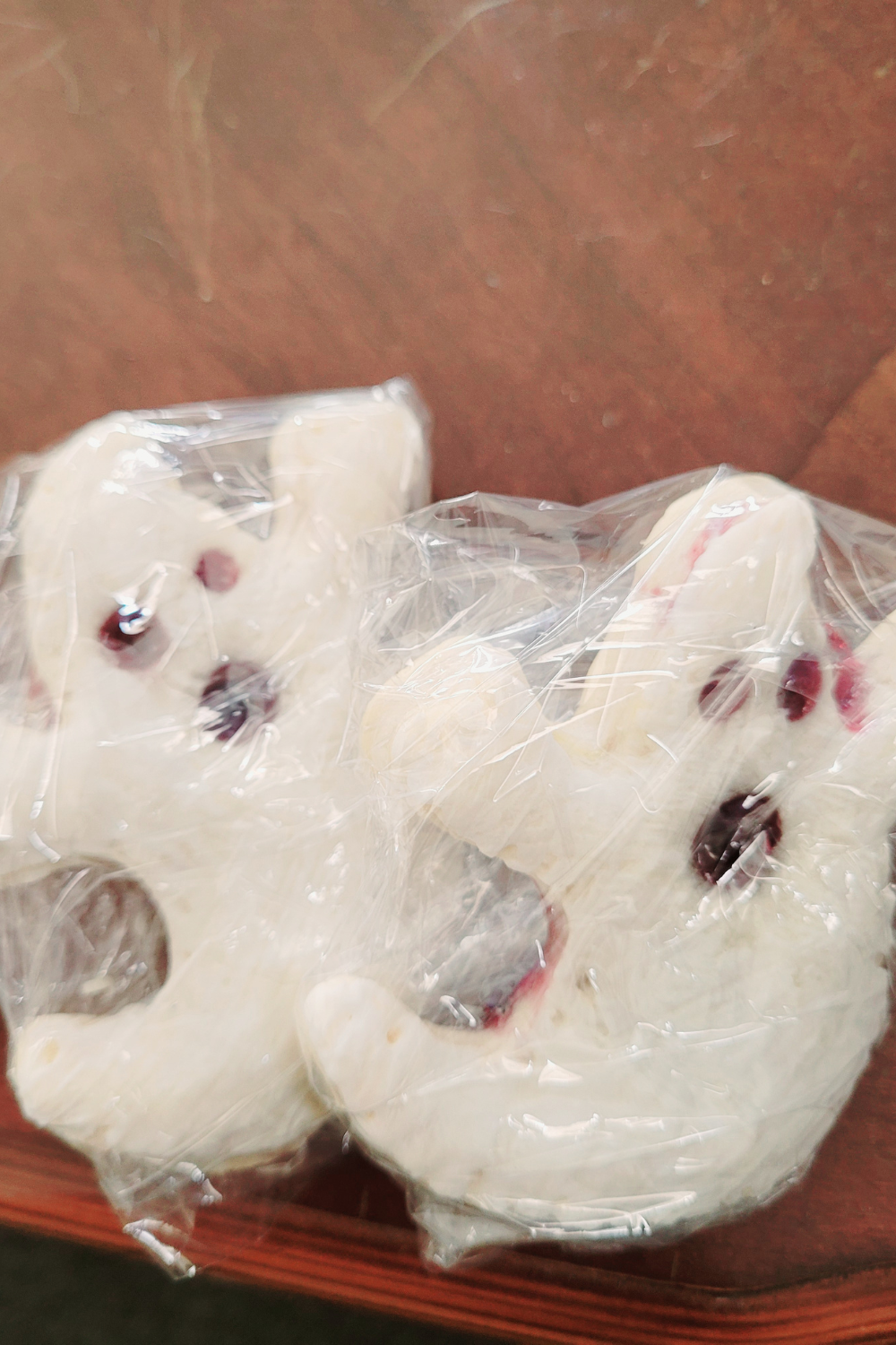 Image illustrates boo berry pies.