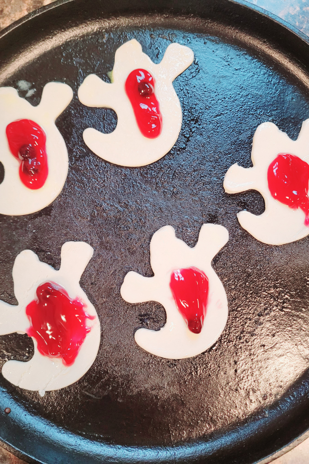 Image illustrates boo berry pies.