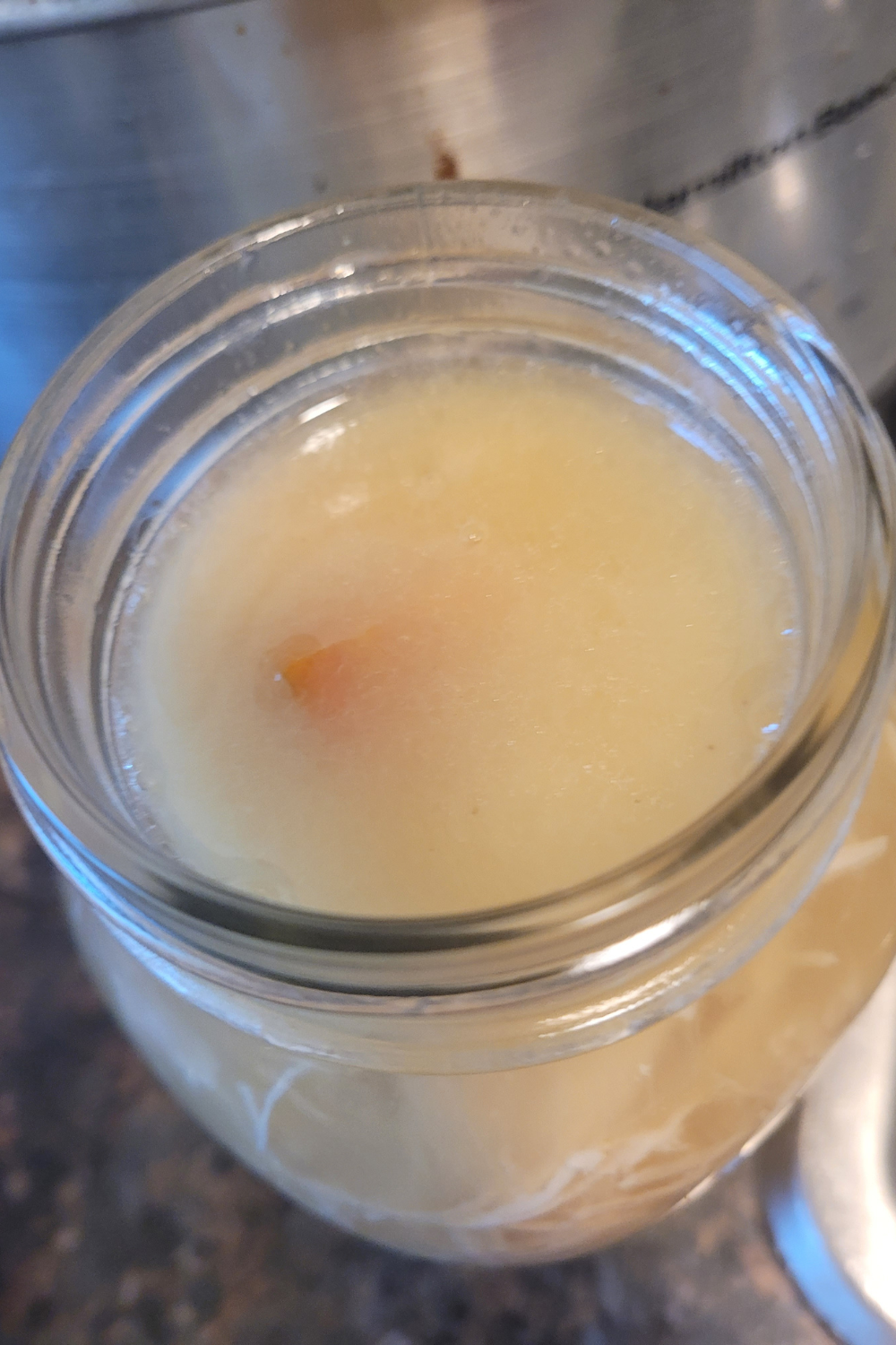 Image illustrates homemade chicken soup.