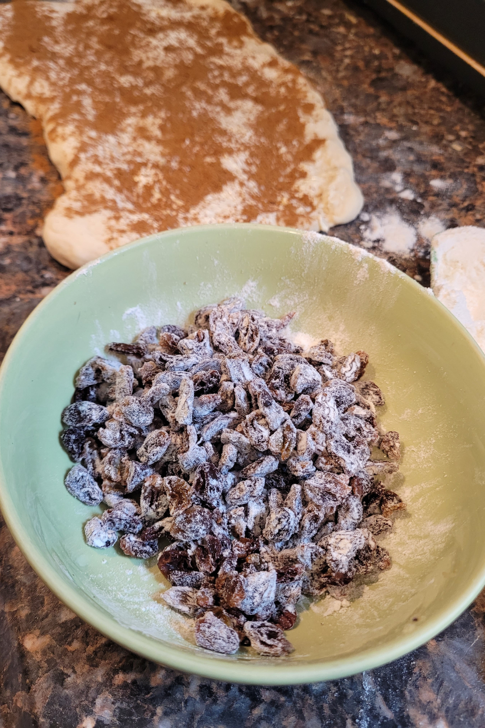 Image illustrates cinnamon raisin bread.