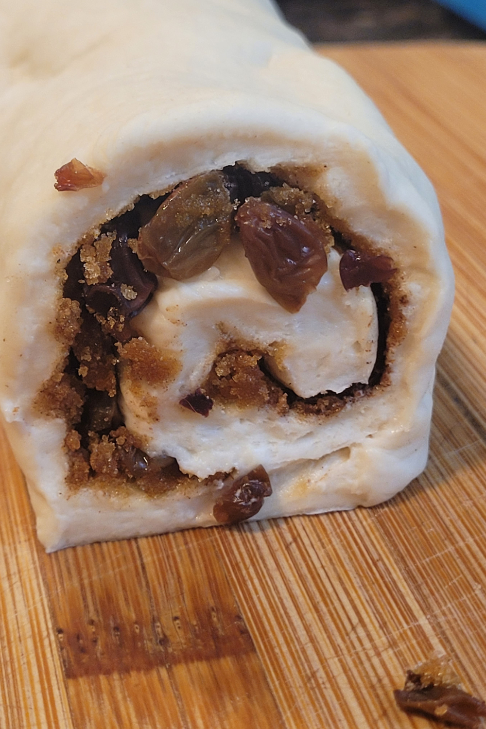 Image illustrates cinnamon raisin rolls.