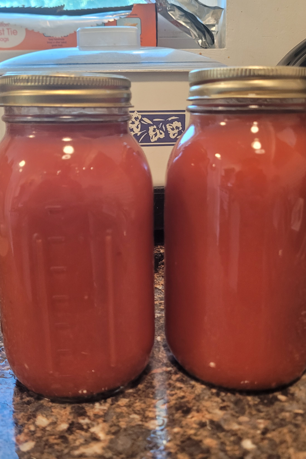 Image illustrates homemade tomato soup.