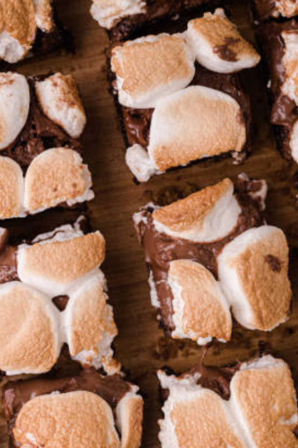 Image illustrates s'mores brownies.