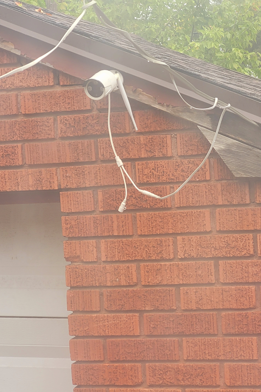 Image illustrates a home security camera to criminal-proof your home.