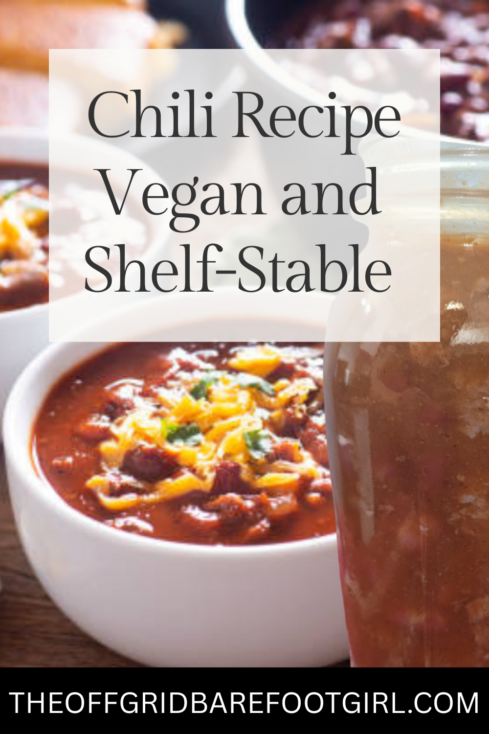 Image illustrates Chili Recipe Vegan.