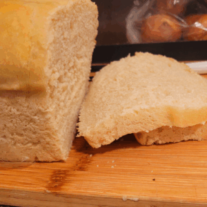 Image illustrates sourdough sandwich bread.