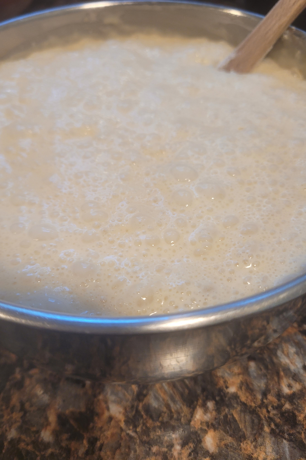 Image illustrates sourdough buttermilk waffles.