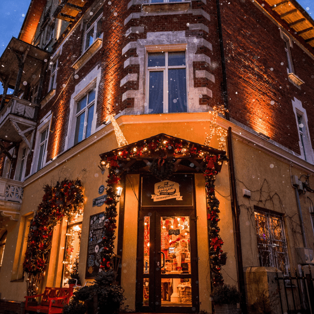 Image illustrates Christmas vintage decor.