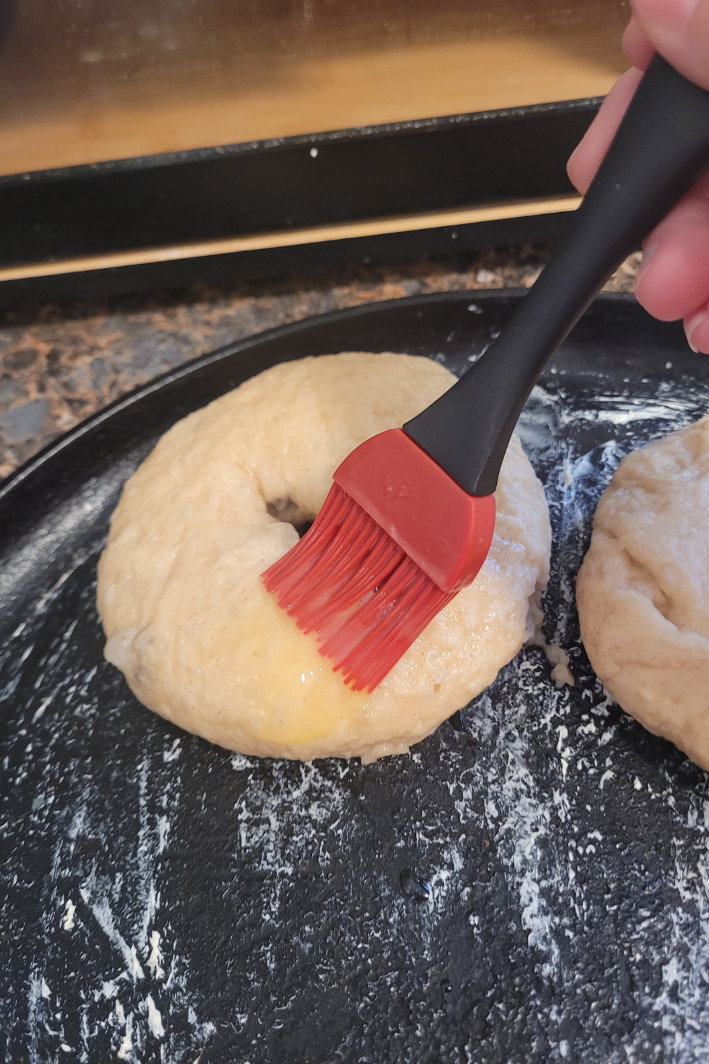 Image illustrates cinnamon raisin bagels.