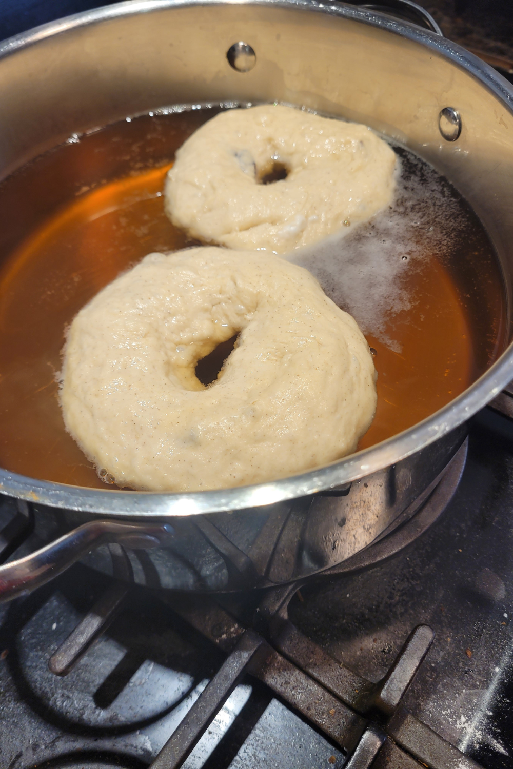 Image illustrates cinnamon raisin bagels.