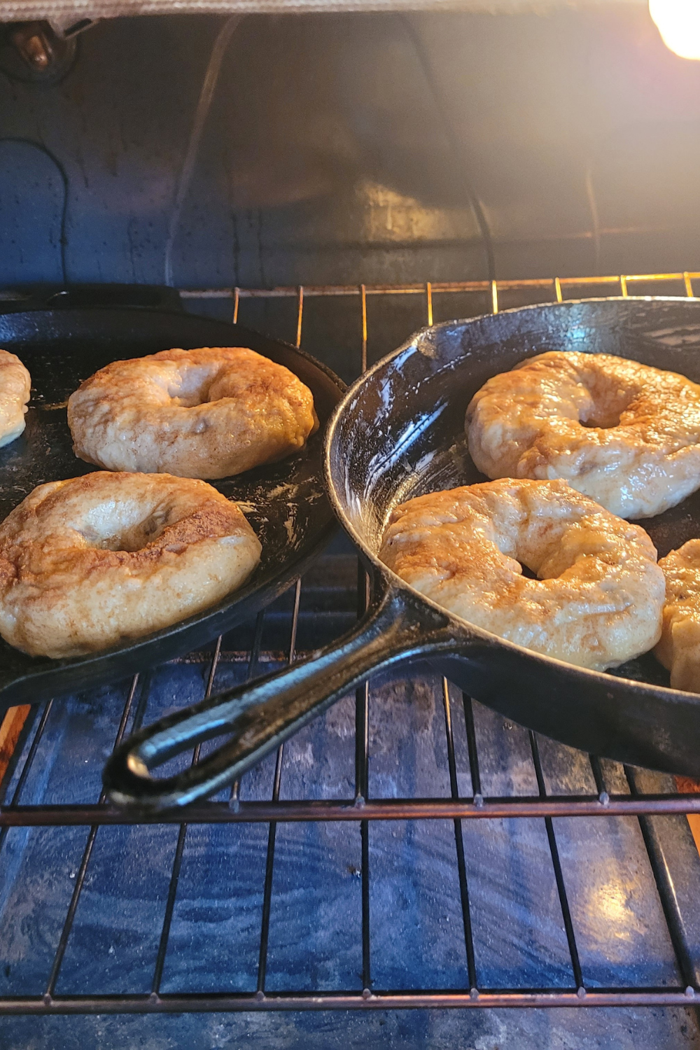 Image illustrates cinnamon raisin bagels.