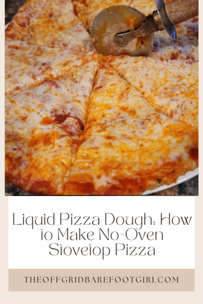 Image illustrates liquid pizza dough.