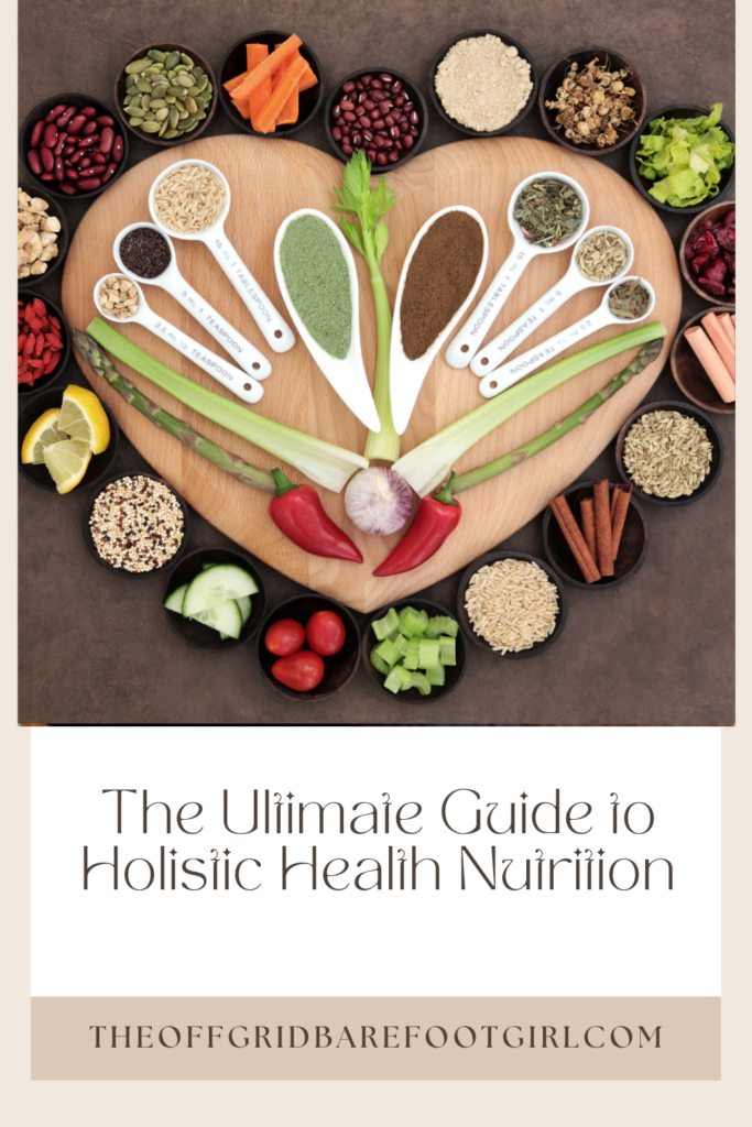 Image illustrates holistic health nutrition.