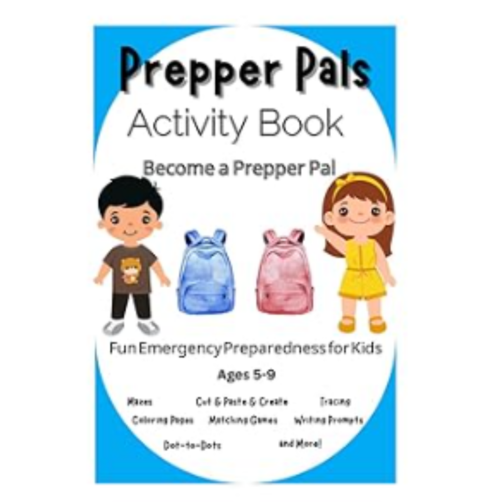 Image illustrates Prepper Pals Activity Book by Mindy Brown.