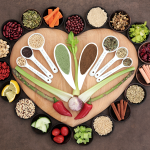 Image illustrates holistic health nutrition.