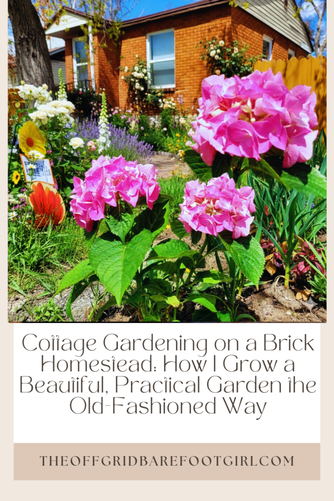 Image illustrates cottage gardening.