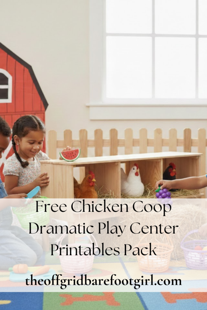 Image illustrates dramatic play center printables.