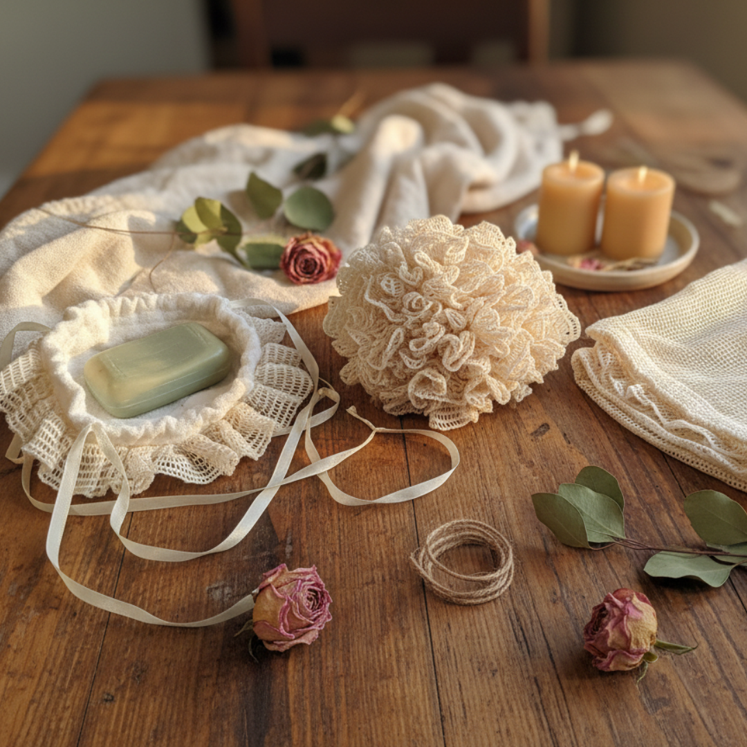 Why I Fell In Love with the Poofah: A Soap Bag and Loofah In One