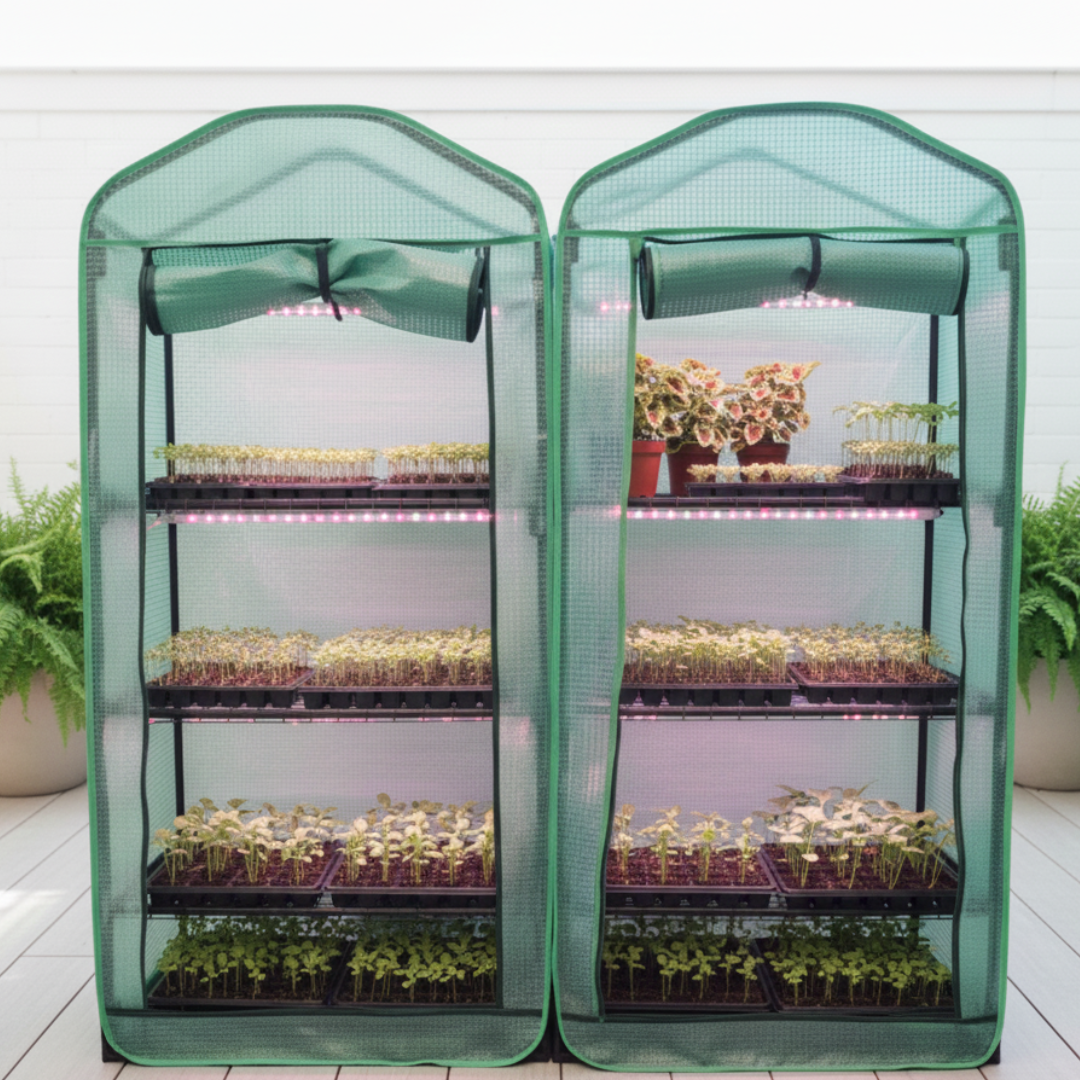 Apartment Survival Gardening Made Easy with the ALISISFORES Mini Greenhouse