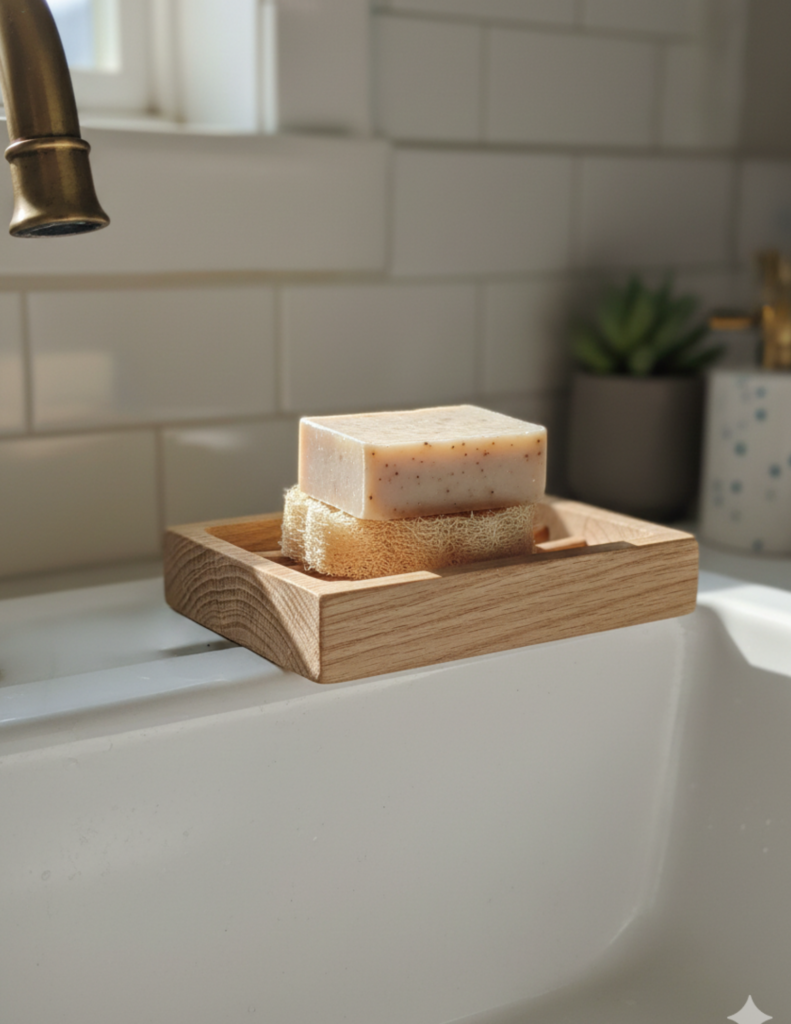 Image illustrates natural loofah slices.