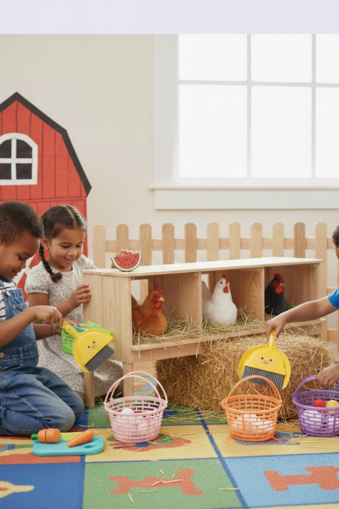 Image illustrates dramatic play center printables.