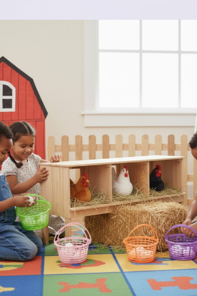 Image illustrates dramatic play center printables.