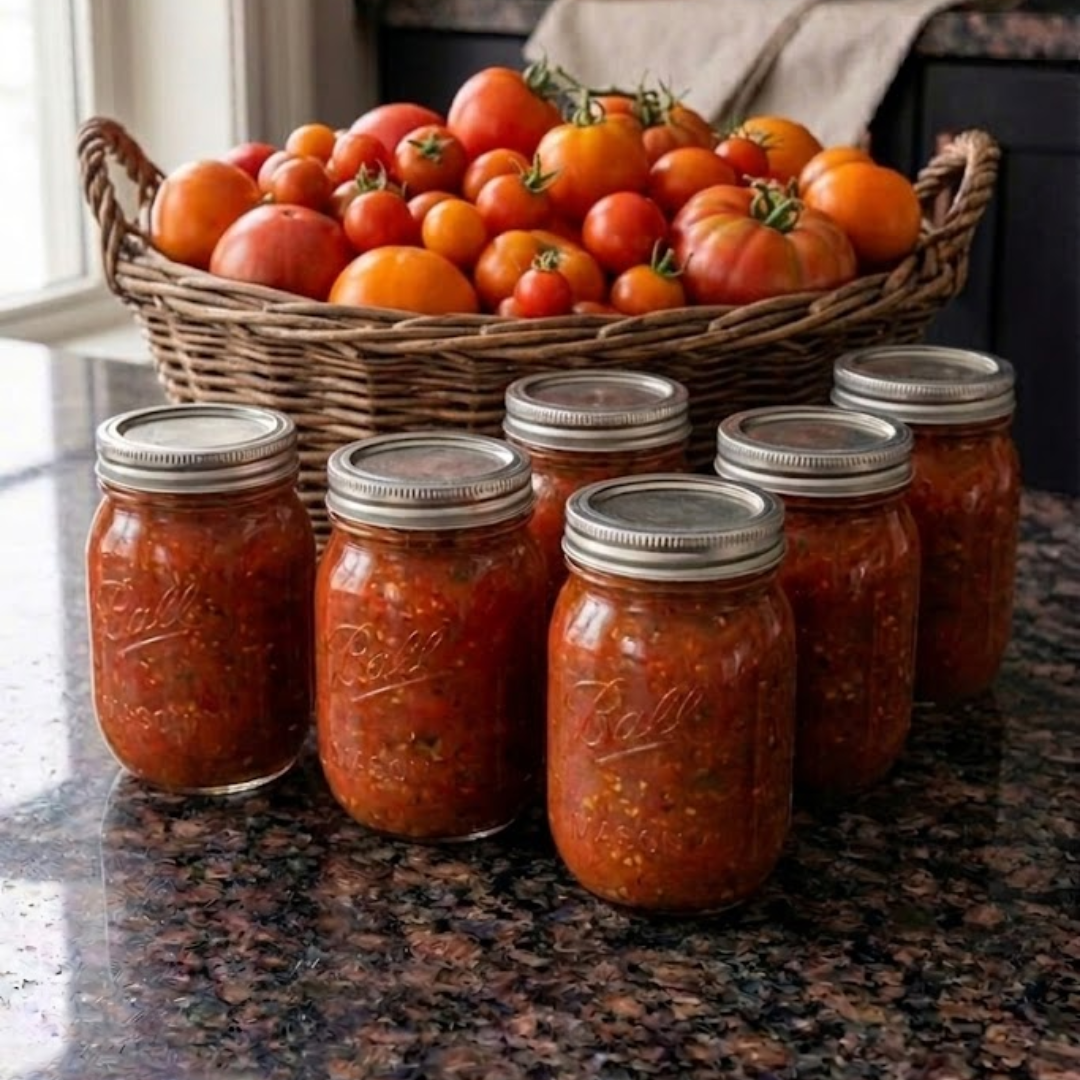 Roasted Tomato Sauce Recipe for Canning