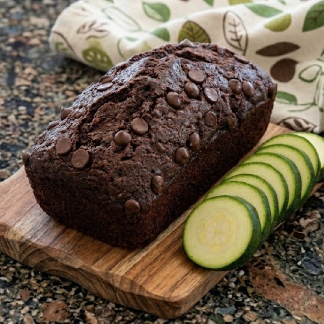 Double Chocolate Chip Zucchini Bread